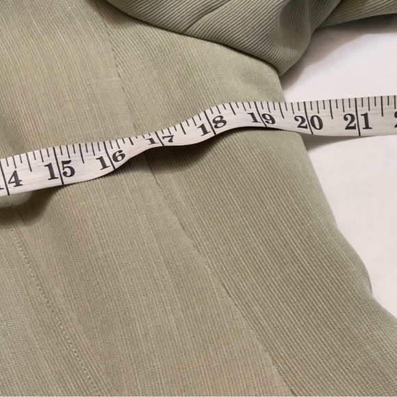 Jones NY Light Sage Green Blazer PantSuit 2Pc Set Sz 12 NWT High Waist Loose Fit - Picture 9 of 16